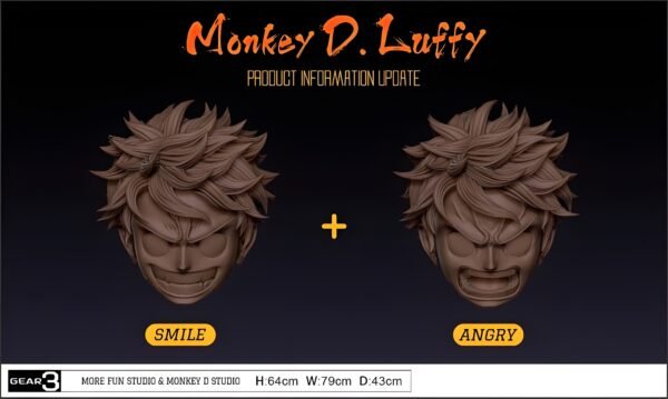 More Fun Studio & Monkey.D Studio - One Piece - Gear 3 Luffy Statue