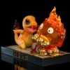 MMLAND Studio - Pokémon X Howls Moving Castle - Charmander x Calcifer Statue