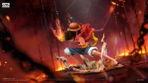 Goldmine Studio - One Piece - Gear 2 Luffy Statue
