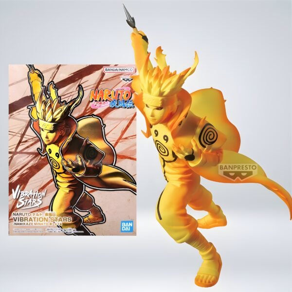 FIGURA COLECCIONABLE DE NARUTO SHIPPUDEN VIBRAT STARS MINATO III