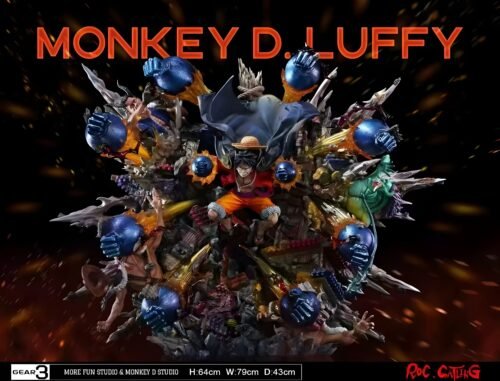 More Fun Studio & Monkey.D Studio - One Piece - Gear 3 Luffy Statue