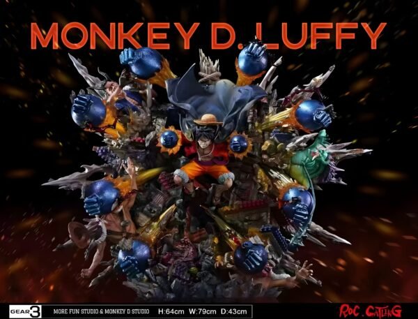More Fun Studio & Monkey.D Studio - One Piece - Gear 3 Luffy Statue