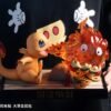 MMLAND Studio - Pokémon X Howls Moving Castle - Charmander x Calcifer Statue