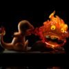 MMLAND Studio - Pokémon X Howls Moving Castle - Charmander x Calcifer Statue