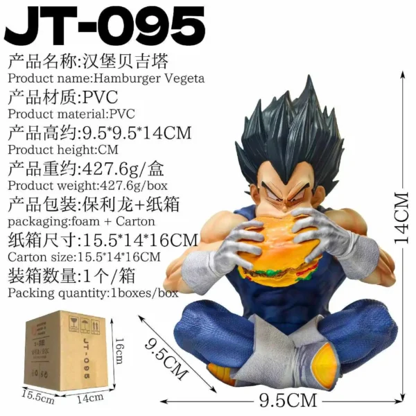 Vegeta Comiendo hamburguesa JT