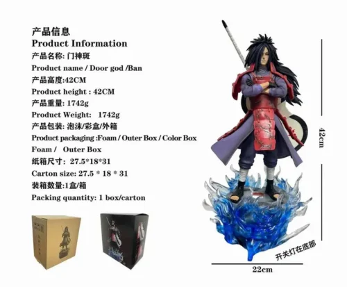 Madara Uchiha ( Base con Luz) 42 cm